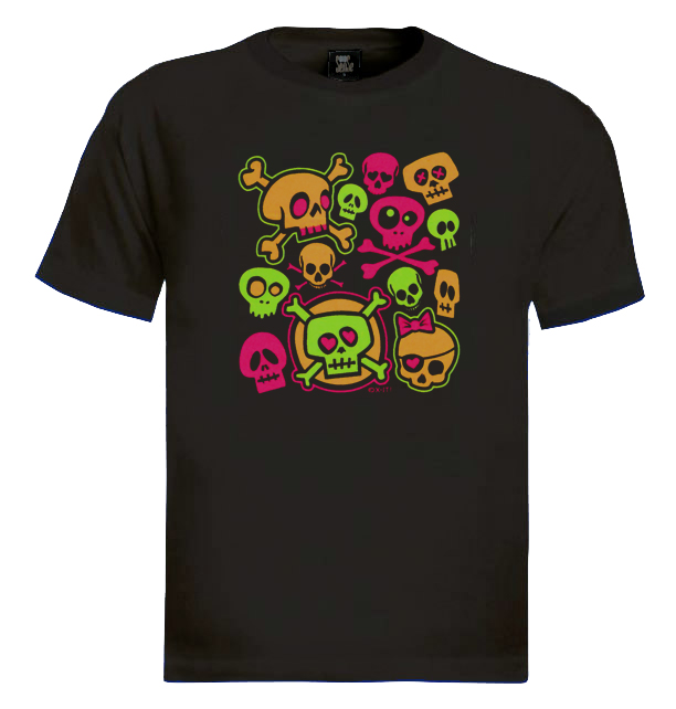 Glowing Skulls T-Shirts