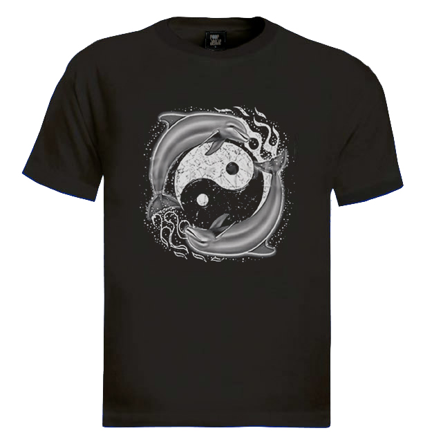 Dolphin yin yang T-Shirt 