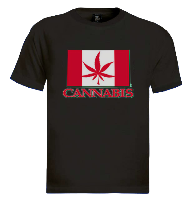 Cannabis-canada flag T-Shirt