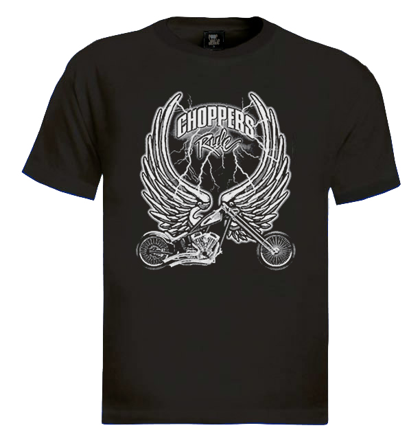 Choppers rule wing bikers T-Shirt