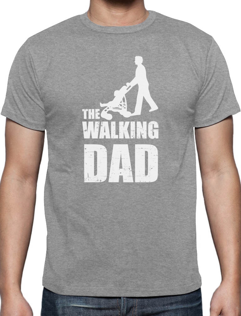 Fathers Day Gift The Walking Dad TShirt Cool And Funny eBay