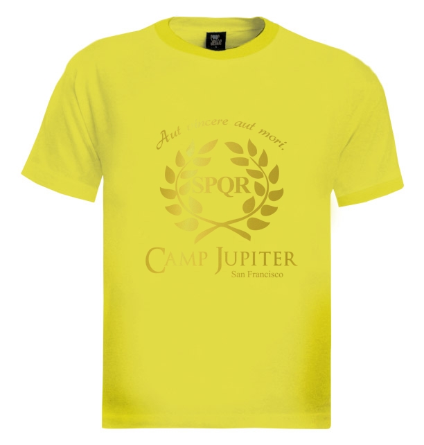 CAMP HALFBLOOD Branches TShirt CAMP JUPITER SPQR Purple SciFi Percy