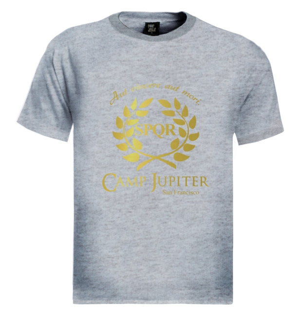 CAMP HALFBLOOD Branches TShirt CAMP JUPITER SPQR Purple SciFi Percy