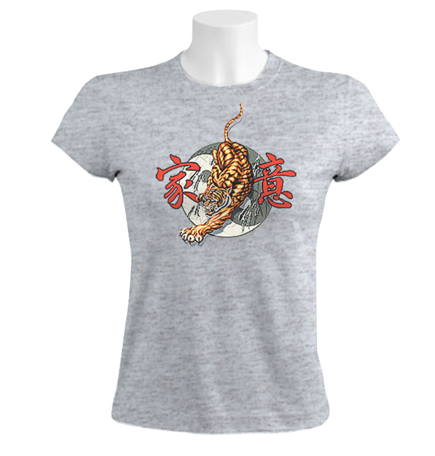 Tiger Dragon Ying Yang women T-Shirt