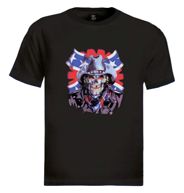 American Cowboy Skull T-Shirt