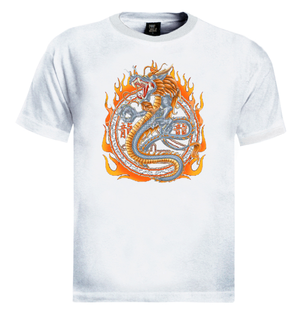Flaming dragon T-Shirt 