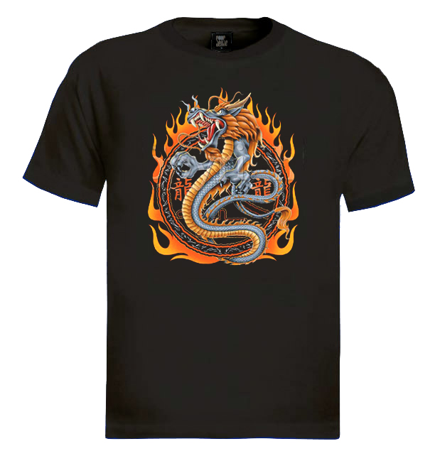 Flaming dragon T-Shirt 