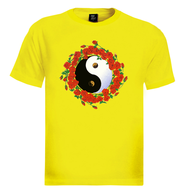 Ying Yang Rose T-Shirt