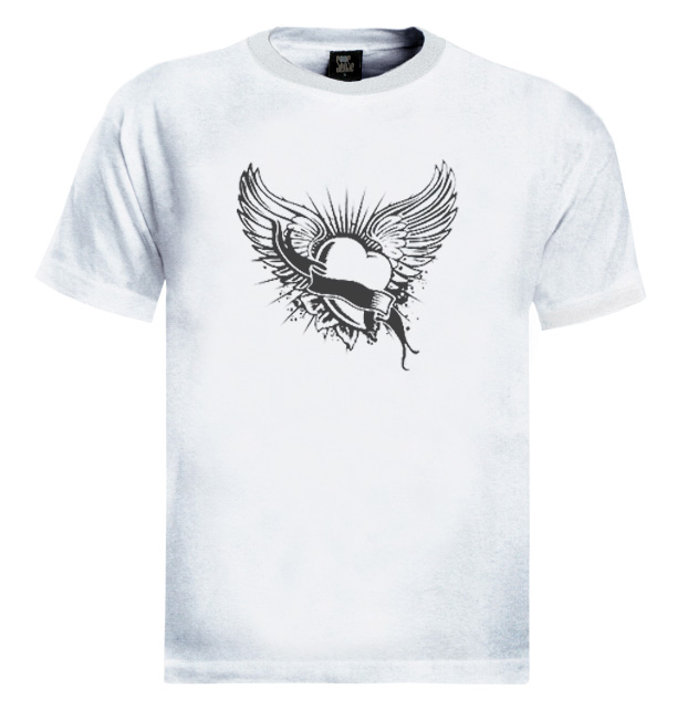 Angel Wings Heart T-Shirt