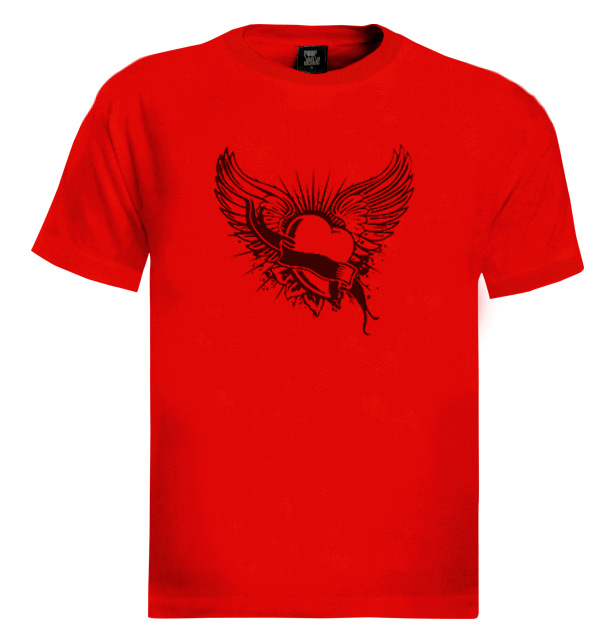 Angel Wings Heart T-Shirt