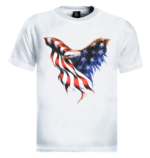 American flag eagle T-shirt