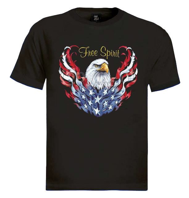American flag eagle T-shirt vintage american flag shirt. American flag eagle T-shirt