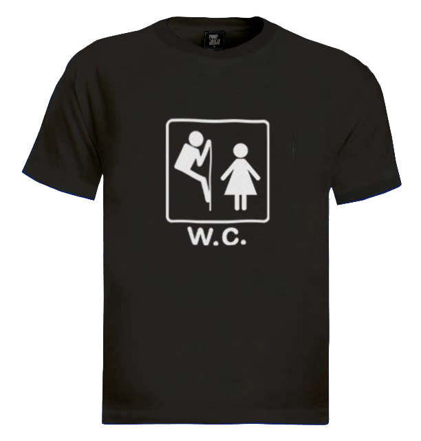 Funny WC Sign T-Shirt