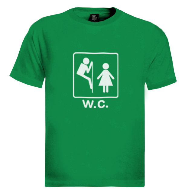 Funny WC Sign T-Shirt