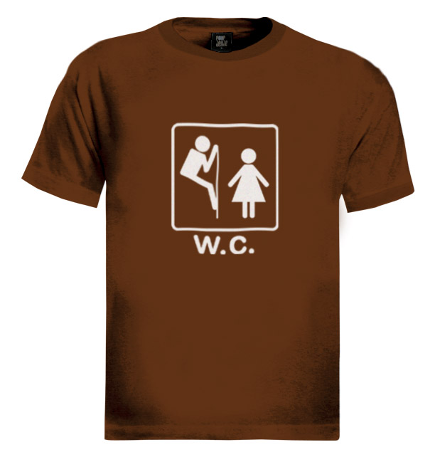 Funny WC Sign T-Shirt