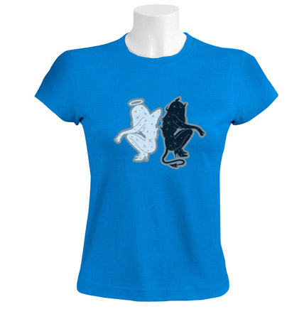 Angel vs Devil Women T-Shirt