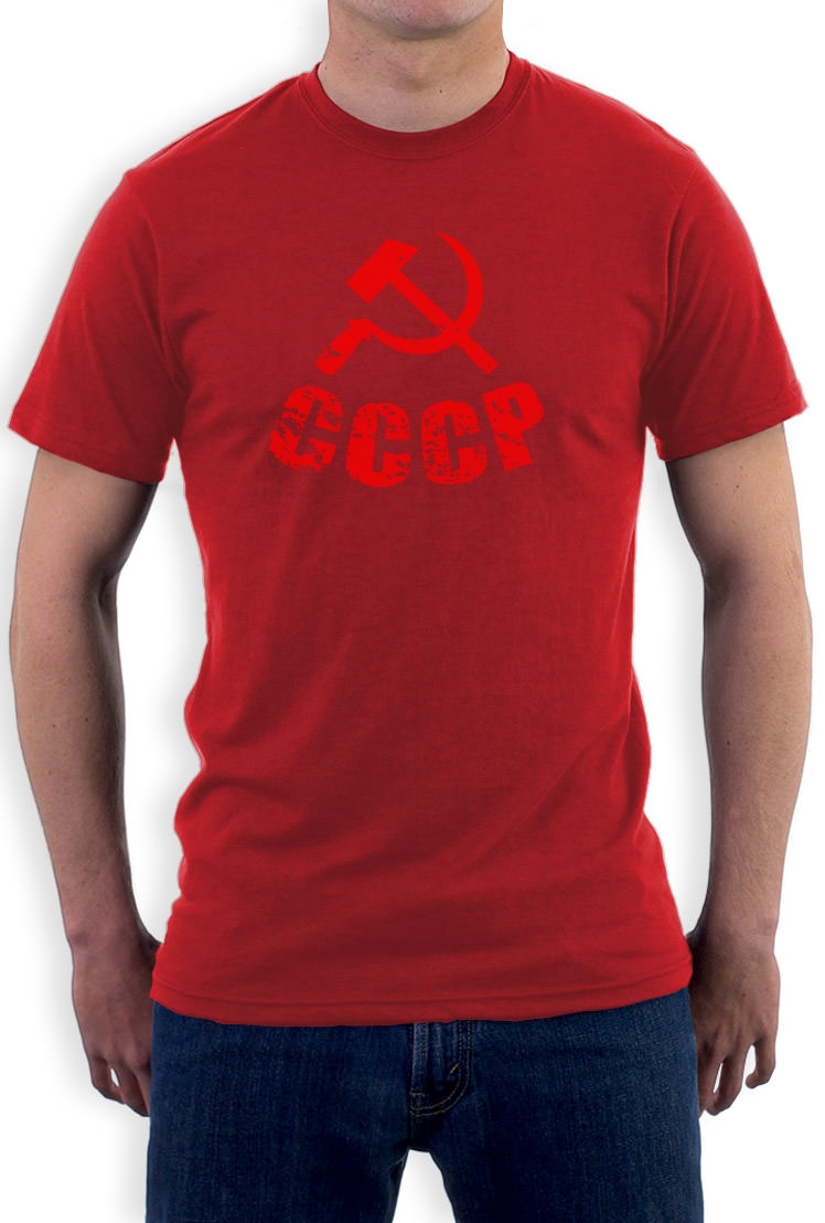 USSR Symbol Vintage Russian T-Shirt